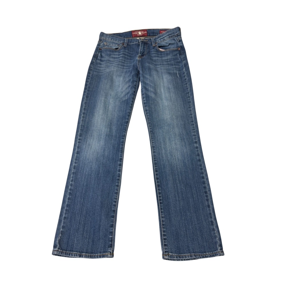Lucky Brand Sofia Straight Ankle Jeans Womens 8/29 W31XL29 Medium Wash Blue‎